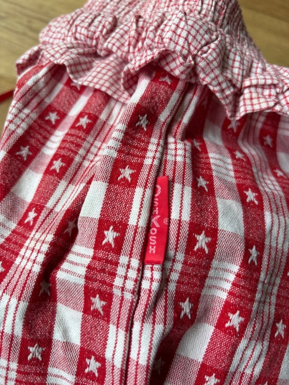 80’s OshKosh plaid Americana linen blend shorts girls 6x